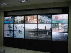 山西大同 三星46寸超窄邊液晶拼接墻解決方案，以6.7mm極窄拼縫引領(lǐng)視覺革新